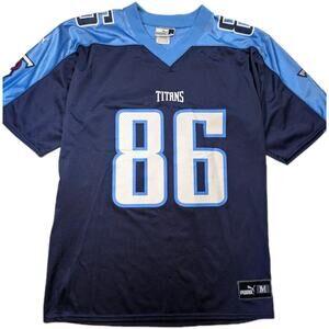 Puma Tennessee Titans Pickens 86 Jersey Mens Medium Navy Y2K NFL Game Day